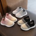 Kids Casual Sneakers for Boys Slip-On Knitted Sock Shoes Children's Flats Girls Breathable Sports Running Shoes for 1-8 Years. 