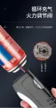New Blue Flame Windproof Turbo Lighter Visible Gas Lighter Butane Metal Cigar Cigaretes Lighters.