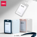 Deli ID Card Holder Detachable Multifunction ID Holder Sliding Card Holder PZ30. 