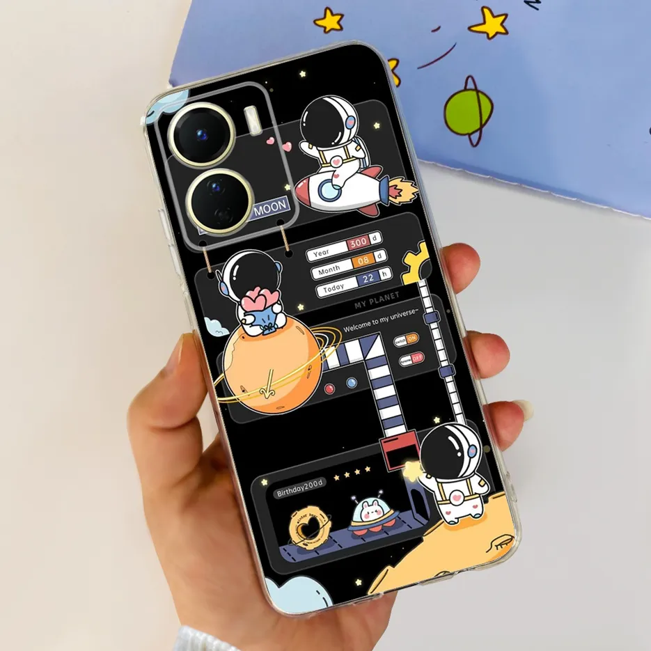 HAOYE Cover per Vivo Y16, Ultra Sottile Rugged Custodia