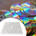 10 Pieces Clear CD Cases DVD Disc Case DVD Cases for Travel Car Home Office. 
