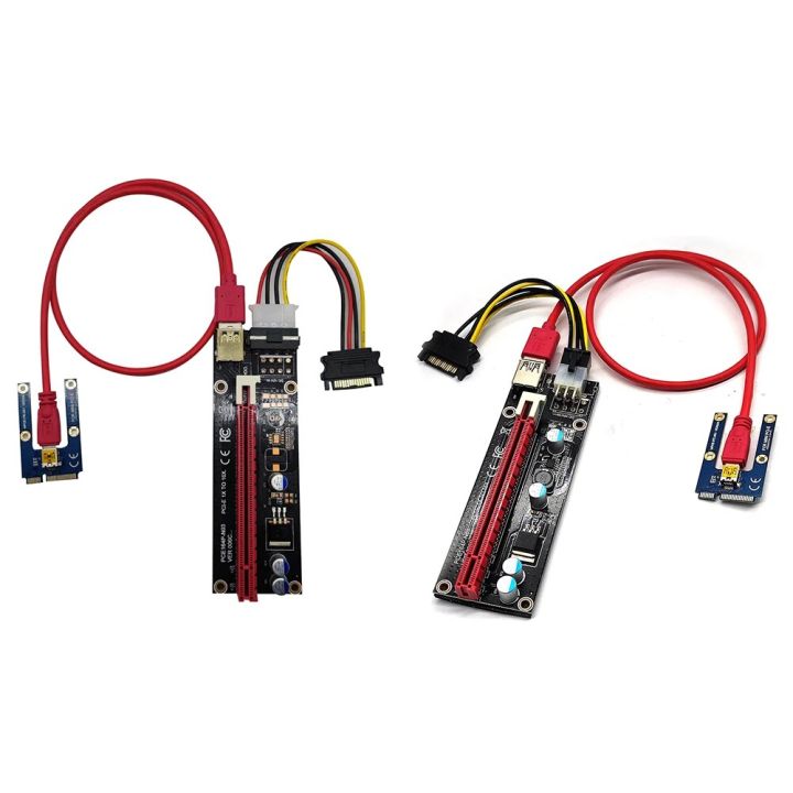 Transfer Riser Card USB 3.0 Mini PCIE Riser Power Converter Cable SATA ...
