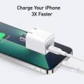 Anker Nano 3 30W Charger (Anker 511) for iPhone 15 & 14 & 13 Series White.