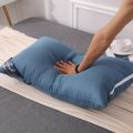 solid color hotel home pillow manufacturers direct pillow five star hotel pillow core vacuum compression packaging.
