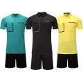 new style Soccer Referee uniform professional soccer referee shirts Football referee Jersey black yellow green. 