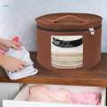 Hat Storage Box Portable Foldable Stackable Hat Box Round Caps Boxes for Clothes Closet Organizer. 