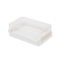 Butter Cutting Cheese Boxes Plastic Butter Keeper with Cutters Kitchen Grater Cheese Tools.
