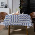 Table Cloth Vintage Printed Table Cloth American Fabric Rectangular.