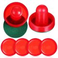 Air Hockey Table Ice Equipment Game Accessories Pucks Slider Pushers Goalkeeper for Tables Replace Paddles.