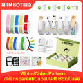 1 paper waterproof D10 white transparent t printer color Niimbo official paper roll replacement 10 label sticker D11 D1cosplay.