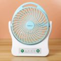 WEIDASI WD-202 Rechargeable 2400mAh Battery Up-Down Movable Portable Desk Fan With LED Lamp. 