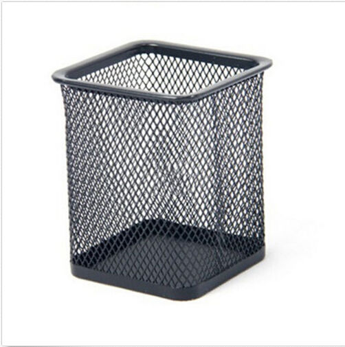 Deli SquareDeli Mesh Penholder Desk Organizer Stationery Holder Pen Stand E9174