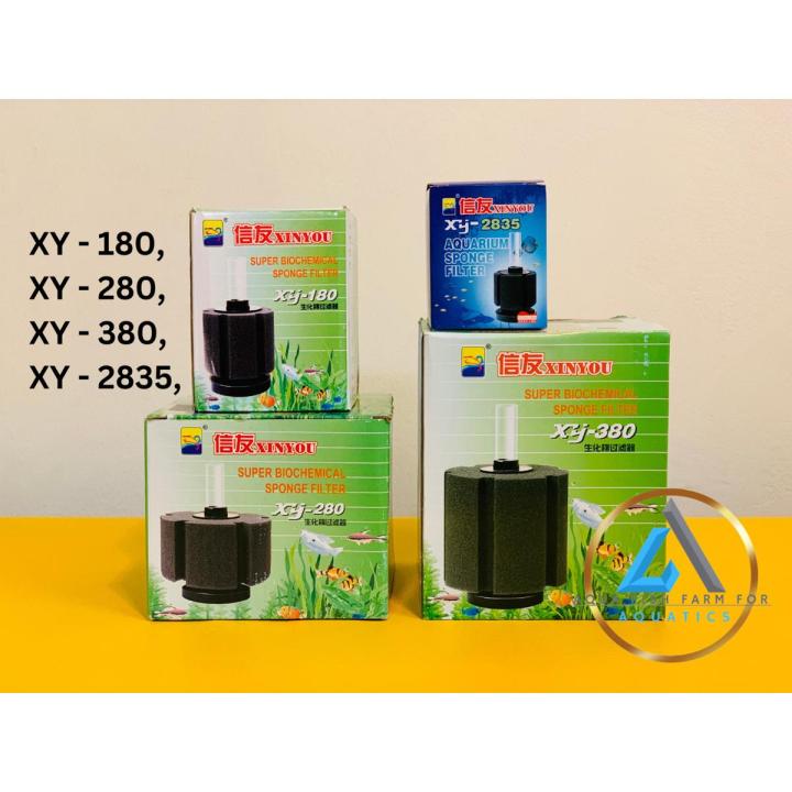 XINYOU Sponge Filter XY-2835, XY-180, XY-280, XY-380, For Aquarium Fish Tank
