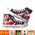 King Glory High-Top Shoes Male and Female Student Li Bai Hanxin Sun Wukong Zhizunbao Canvas Shoes Surrounding the Game. 