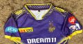 IPL Kolkata KKR Cricket Team Jersey 2024 Premium Quality Short Sleeves- Honeycomb Fabric KKR Jersey 2024. 