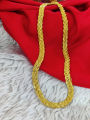 Gold Plated Beni Style Chain 3 Years Colour Geranty Necklace For Women. 