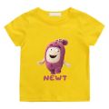 Oddbods NEWT Pink Children Cute T-shirt 100% Cotton Casual Summer O-neck Tee-shirt Kawaii Cartoon Boys and Girls Tshirts Funny. 
