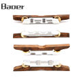 Baoer Guitar Bridge Tailpiece Rosewood Bridge Tailpiece Replacement Saddle Musical Instruments Accessories DIY Repair Construction Tool For Electric Guitars Acoustic Guitar.
