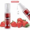 Edible lubricating strawberry flavor lubricating gel body massage oil.