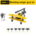 Hydraulic Pipe Bending Machine SWG-1 Manual Copper Tube Bending Machine Stainless Steel Powerful Hydraulic Plier Bender.