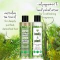 Love Beauty & Planet Tea Tree, Peppermint & Vetiver Natural Shampoo for Oily Scalp and Hair|No Sulfates,No Paraben|200ml. 