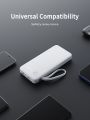 Ven-Dens VD-PB058 10000mAh Power Bank – Built-in Charging Cable | High-Quality Battery. 