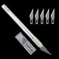 5 PCS Craft Knife Hobby Knife Exacto Knife with Spare Exacto Knife Blades Kit for DIY Art Cutting Carving Scrapbooking Stencil. 