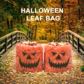 Pumpkin Leaf Bag Horror Expression Large Capacity Multi-purpose Thicker Strong Add Atmosphere Tear-resistant Halloween Outdoor Party Pumpkin Leaf Trash Bag for Party. 