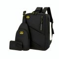Premium 3-in-1 Laptop Backpack Combo – Waterproof, USB Port, Sling Bag & Wallet for School, College, Office & Travel Bag - Nasmik. 