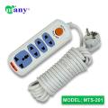 Multiplug Many 4 Port Socket MTS-201=2m - Multi Plug-7 Fit/Hand Copper Wire.