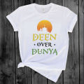 Deen Over Duniya T-Shirt - T Shirt For Man - T Sirt. 