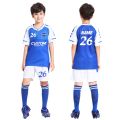 Football Jersey Kids Personalized Soccer Jersey Set Custom Polyester Soccer Uniform Breathable Training Football Uniform For Boy. 