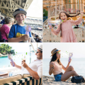 Portable Handheld Spray Fan Mini Air Conditioner USB Rechargeable Portable Humidifier Fan Mini Mist Cooler Fans for Travel Home.