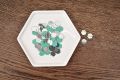 14mm Hexagon Shape Mirror for Jewellery Making, Lippan Art & DIY Craft Work.