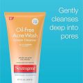Neutrogena Oil-Free Acne Face Wash Cream Cleanser with 2% Salicylic Acid Acne Treatment, Non-Comedogenic & Gentle Daily Facial Cleanser for Acne-Prone Skin,. 