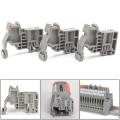 Durable E/Uk Din Rail Terminal Blocks End Stopper Bracket Grey,Terminal Block Connector(Pack Of 100).