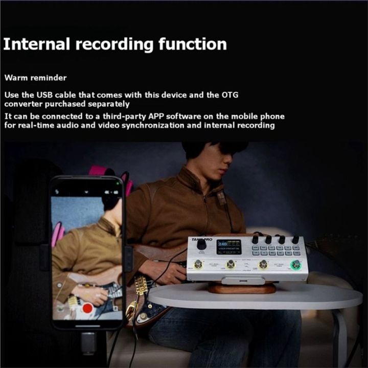 M-VAVE TANK PRO Guitar Pedal Multi-Effects Processor AI Neural Network ...