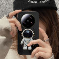 For Xiaomi 13 Ultra Case Astronaut Bracket Smooth Soft Silicone Anti Collision for Xiaomi 13 Ultra Back Cover.