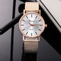 Watches For Women Luxury Silver Popular Pink Dial Simple Metal Ladies Bracelet Quartz Clock Ladies Wrist Watch New Clock. 