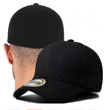 Dubai Baseball Caps - Plain Black