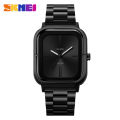 SKMEI Watch for Men Luxury Square Quartz Stainless Steel Waterproof Luminous Top Brand Mens Wristwatch Relogio Masculino 2275. 