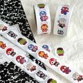 500SheetsAnime sticker Disney Spiderman Cartoon Stickers Pull Out Spiderman StIckers Cute Kawai Baby Boykids Toy christmars gift. 