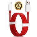 OnePlus 7T Pro Warp Fast Charger Cable 6A USB Type-C - Dash Quick Charge.