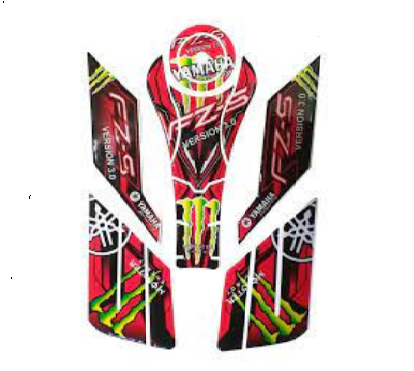 FZ-S%20V3%20Yamaha%20Fuel%20Tank%20Pad%20full%20body%20sticker%20monster%20For%20Motorcycle-%20Red%20-%20Image%202