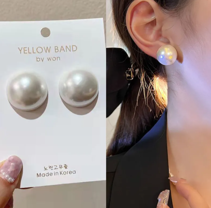 Trendy%20Half%20Round%20Big%20Simulated%20Pearl%20Stud%20Earrings%20for%20Girls%20Simple%20Stylish%20Top%20Set%20-%20White%20Statement%20Earring%20for%20Women%20-%20Korean%20Earrings%20Jewelry%20Wedding%20Gifts%20Kaner%20Dul%20for%20Girls%20-%20Image%202