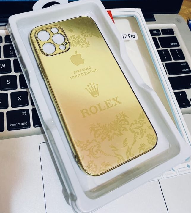 For%20iPhone%2012%20-%20iphone%20Rolx%2024K%20Gold%20edition%20hard%20back%20case...%20-%20Image%205