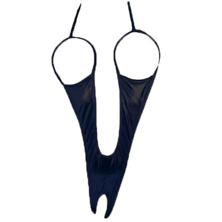 Women Hollow Out Costumes Open Bra Underwear Soft Bodystocking Bodysuit