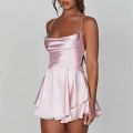 Women Satin Silk Cami Dress. 