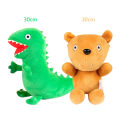 Peppa Pig Family Dolls Lettering Embroidery George 30cm Plush Stuffed Toys PP Cotton Children Birthday Christmas Gifts Toys.