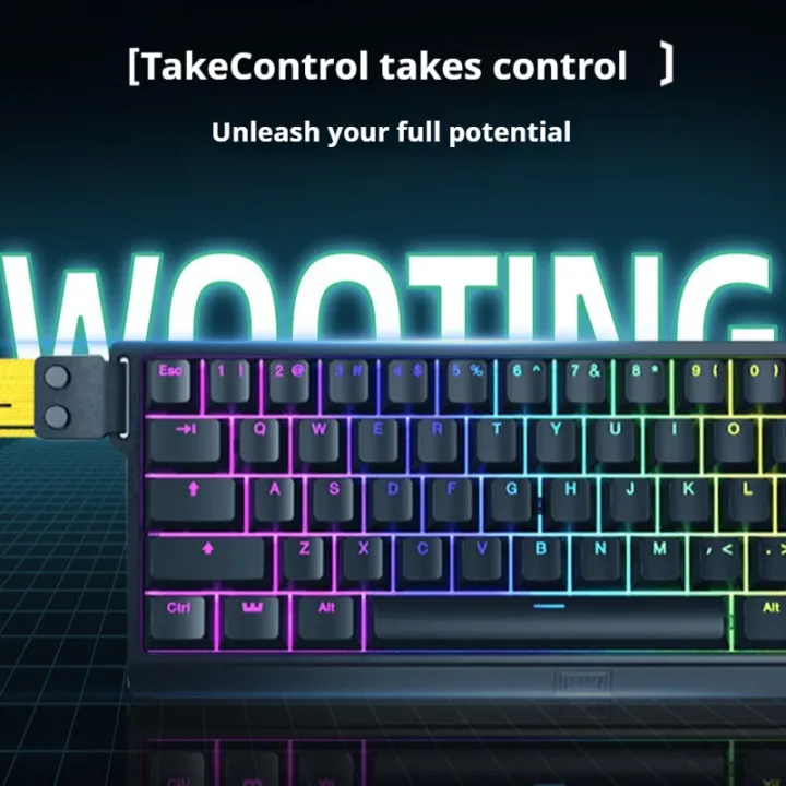 Wooting%2060HE%20Customized%20Magnetic%20Axis%20Mechanical%20Keyboard%20wired%20Lightweight%20Gaming%20PBT%20CSGO%20Valorant%20Electronic%20Sports%20Laptop%20-%20Image%203